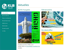 Tablet Screenshot of kljb-muehldorf.de